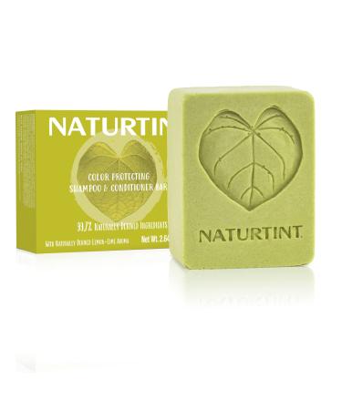 Naturtint 2 in 1 Volumizing Shampoo and Conditioner Bars - Eco-Friendly (Color Protecting Lemon Lime)