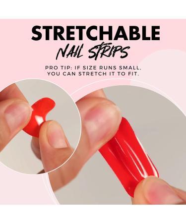 MOYOU LONDON Gel Nail Strips Set with Free UV Lamp - Easy Apply & Remove for Salon-Quality Manicure - Buy Online on SooperMarket.com