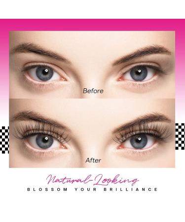 CALAILIS Cluster Lashes 120Pcs Mega Volume Superfine Individual Lashes | Reusable Wispy Eyelash Clusters | DIY Eyelash Extension | Natural Look | 703MIX-C - Buy Online on SooperMarket.com