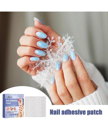 Nail Adhesive Tabs 264 Double Sided Press on Nails Sticky Tabs Transparent Fake Nail Glue Stickers Waterproof Glue Tabs for Manicure Girls Nails Care and Extension Styles - Buy Online on SooperMarket.com