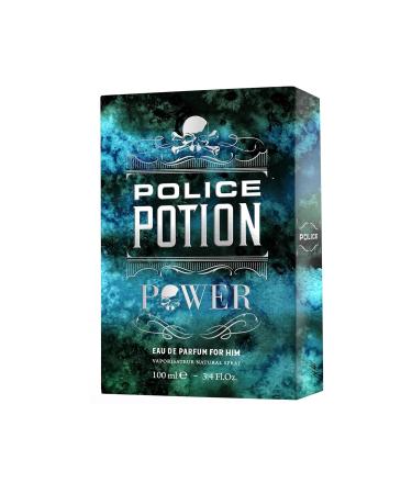Police Potion Power For Him for Men - Aromatic Notes That Melt Into Powerful Wood And Musk - A Fragrance To Evoke The Imagination - Sleek Dreamlike Container Inspires The Senses - 3.4 Oz EDP Spray - Buy Online on SooperMarket.com
