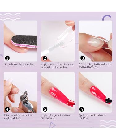 Saviland 8PCS Super Strong Nail Glue Set - 80ML Long Lasting Professional Gel Nail Glue for Nail Repair and Fake Nails - B-10ML-8PCS - Buy Online on SooperMarket.com