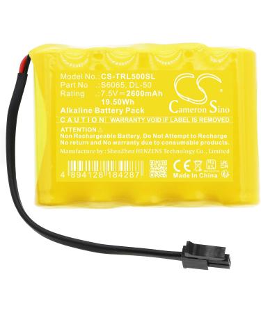 SPANN Battery Replacement for Trilogy DL2700CR DL3500DB DL4500DB - 7.5V Compatible Part No: DL-50 S6065 | International Shipping Available - Buy Online on SooperMarket.com