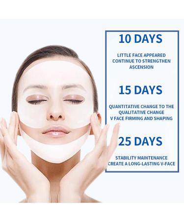 V Line Lifting Face Mask V Shape Lifting Face Masks Skincare with Hyaluronic Acid Chin Lift Mask Firming Lifting Facial Mask Hydrating Double Chin Reducer Moisturizing Face Slimmer - Buy Online on SooperMarket.com