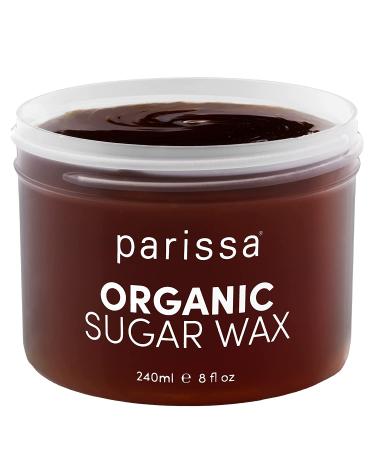 Parissa Organic Sugar Wax for Sensitive Skin - 100% Natural, Gentle Home Waxing Kit, 8 Fl Oz - Buy Online on SooperMarket.com