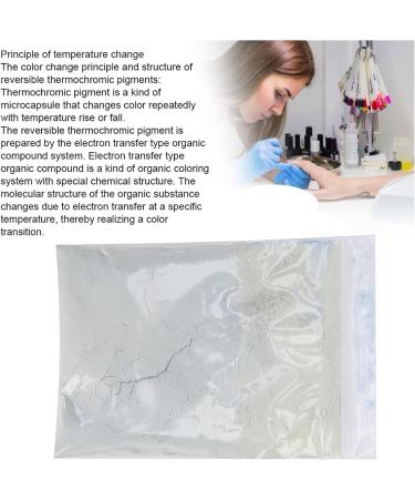 DIY Thermochromic Powder Poor Light Resistance No Radioactivity Color Changing Pigment Powder for Beauty Salon for Home for Nail Shop(Light blue to light orange Reindeer) - Buy Online on SooperMarket.com