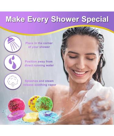 Relaxing Shower Steamer with Purple Cover - Aromatherapy for a Luxurious Shower Experience - Buy Online on SooperMarket.com