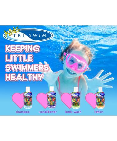 TRISWIM Kids Scented Shampoo for Swimmer Hair Care - Chlorine Removal, Dandruff Relief, Dry Scalp Soothing - Buy Online on SooperMarket.com