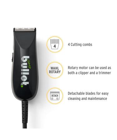 Wahl Professional Sterling 4 Clipper & Bullet Trimmer Combo - Premium Electric Hair Tools for Barbers - International Shipping Available - Buy Online on SooperMarket.com