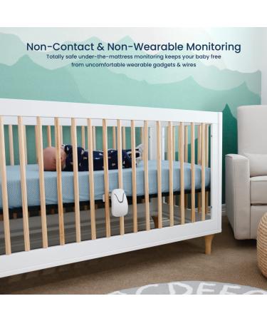 Babysense 7 Under-Mattress Baby Monitor - Real Time Movement Tracking & Monitoring | Non-Contact Monitor with 2 Sensor Pads for Full Crib Coverage | Safe Sleep Solution - No Wearables or WiFi - Buy Online on SooperMarket.com