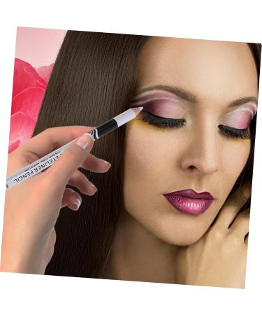 Gogogmee 40 Pcs Lying Silkworm Eyeliner White Makeup Pencil Make up Eyeliner Pen Makeup Eyeliner Wooden Pole - Buy Online on SooperMarket.com