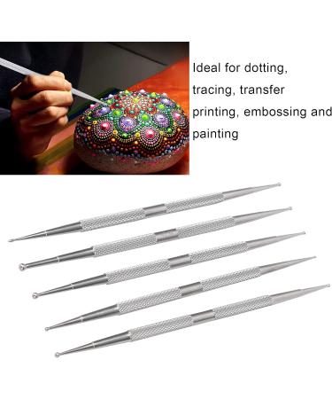 Nail Art Dotting Pen Nail Painting Pen DIY Nail Art Dotting Pen 5pcs Double Head Nail Art Dotting Pen Stainless Steel Nail Painting Pen DIY Decoration Dotting Pen - Buy Online on SooperMarket.com