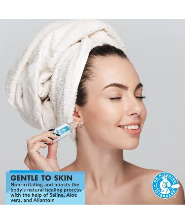 Dr. Piercing Aftercare Keloid Removal Drops - Non-Greasy Saline Solution for Piercings - Reduce Nose Piercing Bump Size - Treatment for Scars on Ear, Lip, Belly - 15mL - Buy Online on SooperMarket.com