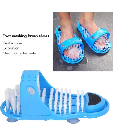 Shower Foot Scrubber | Easy Foot Cleaner & Spa Massager Slippers for Exfoliating & Refreshing Foot Hygiene - Buy Online on SooperMarket.com