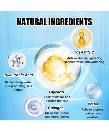 Instant Face Lift Essence Oil Vitamin C Serum For Face Face Serum For Women Anti Wrinkle Serum For Face Neck Eye Tightening & Lifting Hydrating Serum Pore Minimizer With Collagen Hyaluronic Acid - Buy Online on SooperMarket.com