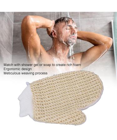 Peeling Bathroom Shoe & Double-Sided Shower Glove - Soft Body Peeling & Dead Skin Removal Scrubber - Buy Online on SooperMarket.com