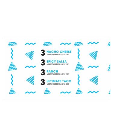 Hilo Life Low Carb Keto Friendly Tortilla Chip Snack Bags 4 Flavor Variety Pack - Nacho Cheese, Ranch, Spicy Salsa, Ultimate Taco (12 Count) - Buy Online on SooperMarket.com