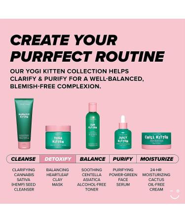 I DEW CARE Wash-off Clay Mask - Yoga Kitten | For Blemish-prone Skin with Kaolin  Heartleaf  and Tea Tree Extract  2.5 Fl Oz - Buy Online on SooperMarket.com