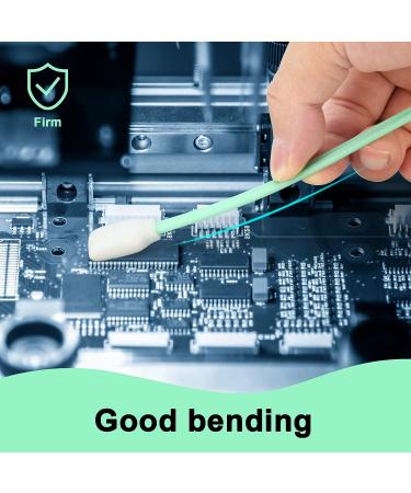 VANLAN 100pc Foam Cleaning Swab Sticks for Solvent Format Inkjet Printer & Optical Equipment - Buy Online on SooperMarket.com