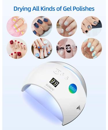 Buy SUNUV SUN6 UV LED Nail Lamp for Gel Polish - Automatic Sensor & Fast Drying - International Shipping Available - Buy Online on SooperMarket.com