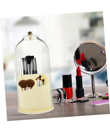 PRETYZOOM Makeup Brush Cosmetic Brush Holders Eyeliners Makeup Holder Brush Case To Rotate Dressing Table - Buy Online on SooperMarket.com