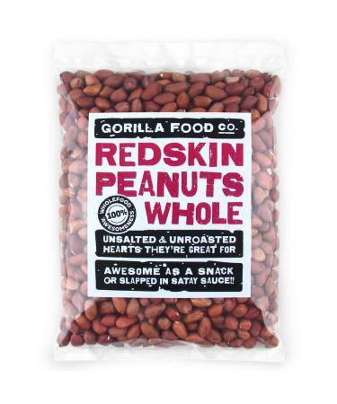 Gorilla Food Co. Redskin Peanuts Whole Unsalted - 400g