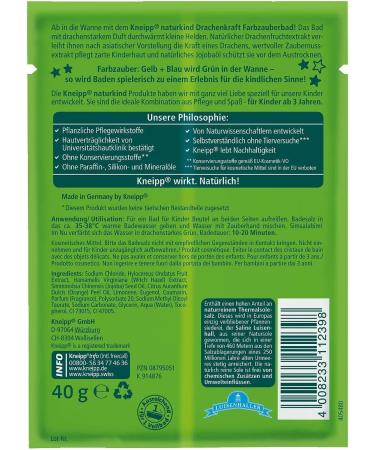 Kneipp Naturkind Dragon Power Bath Salt - Pack of 6 (6 x 40g) for Kids | International Shipping - Buy Online on SooperMarket.com