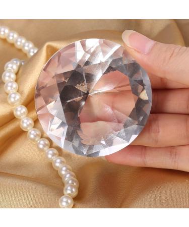 Glass Crystal Diamond Nail Art Display Tool Nail Art Display Photography Decoration 2 Colors(White) - Buy Online on SooperMarket.com