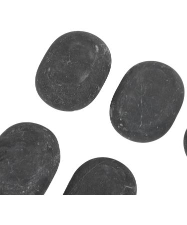 36pcs Basalt Hot Stones Set - Round Massage Stones for Body Relaxation | Spa Essentials - International Shipping - Buy Online on SooperMarket.com
