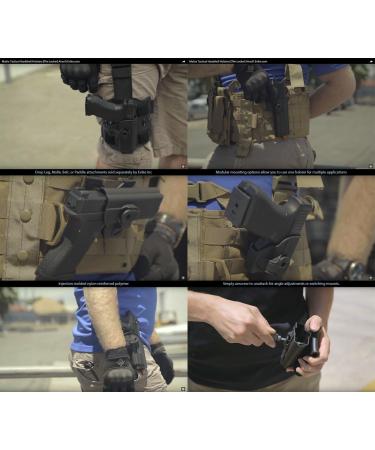 Evike Matrix Modular Attachment for Hardshell Adjustable Holster - Paddle Attachment (54398) - Buy Online on SooperMarket.com