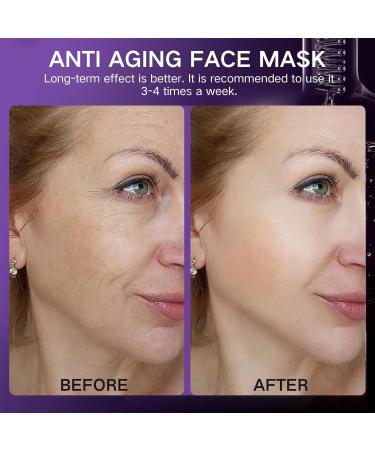 Trendyfave Collagen Face Mask Collagen Mask With Hydrolyzed Collagen Soluble Collagen Facial Mask Collagen Hydrating Face Mask Overnight Face Masks Beauty Korean Sheet Mask Face Care 4pc - Buy Online on SooperMarket.com