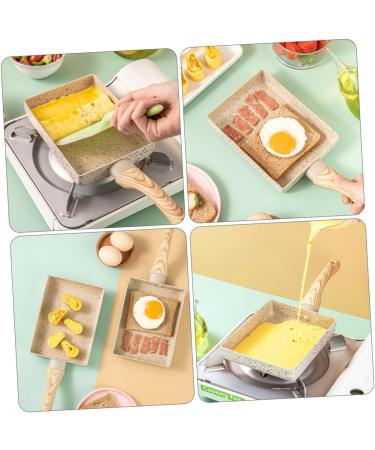MAGICLULU 2 Pcs Breakfast Pan Nonstick Egg Pan Nonstick Fry Pan Grill Cookware Non Stick Frying Pans Iron Omelette Pan Home Cooking Pan Non Stick Skillet Household Tamagoyaki Aluminum Alloy 36x13x3cmx2pcs Assorted Colorx2pcs - Buy Online on SooperMarket.com