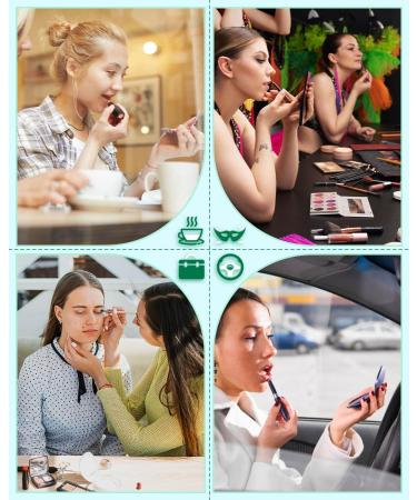 Portable Compact Makeup Mirror with LED Lights - Perfect Handbag Mirror for Travel - Great Gift for Teenage Girls and Women - Buy Online on SooperMarket.com