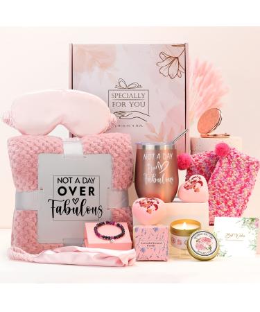 Get Well Soon Gifts for Women-Care Package for Women-Mom Birthday Gifts for Women-Self Care Gifts for Women-Thinking of You Gifts for Women-Relaxing Spa Gifts Basket-Mothers Day Gifts-Cheer Up Gifts