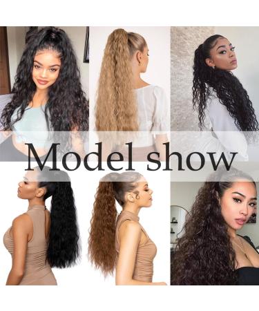 prinfantasy Highlights Ponytail Extension Ponytail Hair Extensions for Women Curly Wave Synthetic Clip in HairpieceLong Curly Wrap around Ponytail Extensions Synthetic Hairpiece GBMW051 GBMW051 22 inch - Buy Online on SooperMarket.com