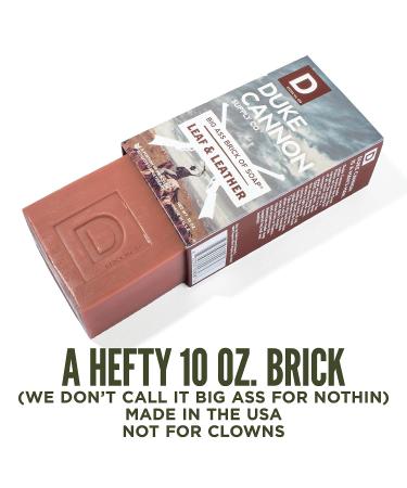 Duke Cannon Great American Frontier Men's Big Brick of Soap Set - Fresh Cut Pine, Leaf & Leather, Campfire - Buy Online on SooperMarket.com