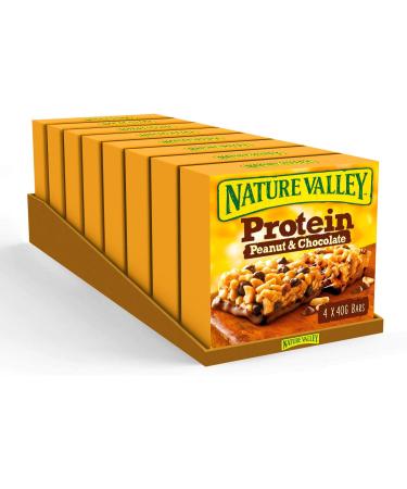 Nature Valley Protein Peanut & Chocolate Gluten Free Cereal Bars 4 x 40g (Pack of 8 total 32 Bars) & Crunchy Granola Bars Variety Pack of 40 Bars - Buy Online on SooperMarket.com