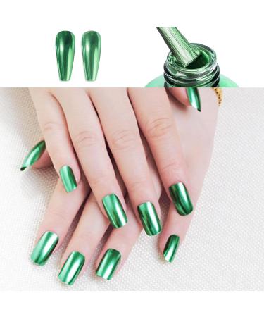 Glitter Nail Polish Emerald Green Nail Polish Nail Varnish - 10ML Quick Dry Breathable Long Lasting Dark Green Nail Polish - Oil Based Formula Non-toxic No UV Needed DIY Nail Art Manicure for Women - Buy Online on SooperMarket.com
