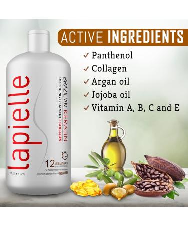 Professional Brazilian Keratin Treatment with Argan Oil for Dry & Damaged Hair - 32 FL oz | International Shipping - Buy Online on SooperMarket.com