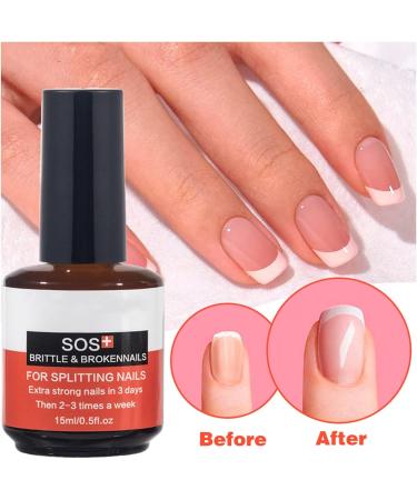 Broken & Brittle Nail Treatment - Multi-purpose Nail Strengthener - Strengthening Hardening Conditioner - Extreme Strength Nail Serum - Quick Help for Split Brittle and damaged Nails 15ML - Buy Online on SooperMarket.com