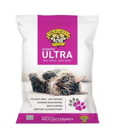 Precious Cat Elsey's Ultra Scented Cat Litter,18 Lb/8.16 Kg (Pack May Vary) Clay