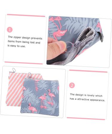 FOYTOKI 4pcs Napkin Storage Bag & Coin Purse | Multi-function Organizer for Menstrual Pads & Makeup | Suitable for Ladies & Child Care - Buy Online on SooperMarket.com
