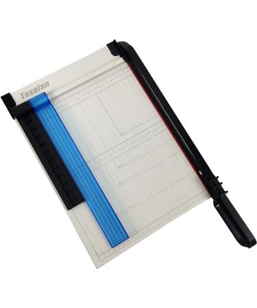 TEXALAN Paper Cutter Letter Size Paper Trimmer 12 Cut Length 12 Sheet Capacity Guillotine Paper Photo Cutter with Magnet Clamp  Paper Guide  Size Guideline - Buy Online on SooperMarket.com