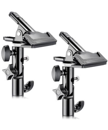 Neewer 2 PCS Photo Studio Heavy Duty Metal Clamp Holder with 5/8" Light Stand Attachment for Reflector