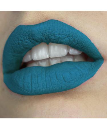 Mynena Ivy Teal Liquid Lipstick - Matte, Long Lasting, Waterproof, Vegan & Cruelty-Free - Buy Online on SooperMarket.com