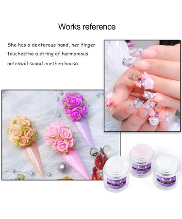 Acrylic Powder Nails Set - Nude & Clear Acrylic Powder & Liquid for Beginners | Starter Kit for Perfect Manicures - Buy Online on SooperMarket.com