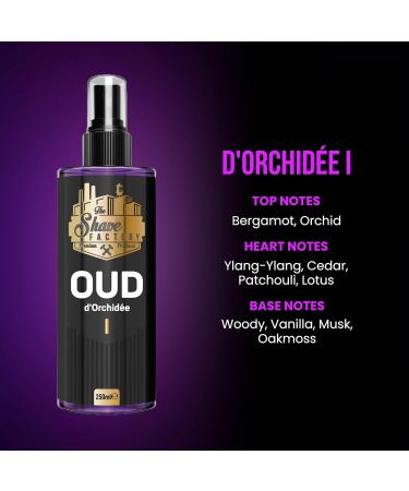 the shave factory After Shave Cologne Series (250ml (8.45 fl. oz) Oud I D'Orchidee) Oud I D'Orchidee 8.45 Fl Oz (Pack of 1) - Buy Online on SooperMarket.com