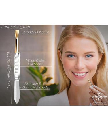 Zuppinzette Tweezers from Solingen | Premium Eyebrow Tweezers for Facial Care | Made in Germany | Perfect for Men & Women - Buy Online on SooperMarket.com