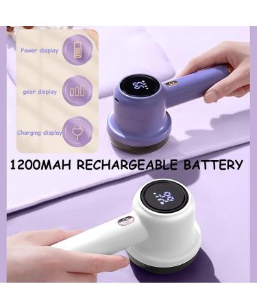 Electric Lint Remover - 3-Speed Fabric Shaver with LED Display & 6 Cutter Blades - Portable Bobble & Debobbler for Clothes - Buy Online on SooperMarket.com