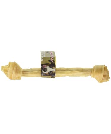 HOWLERS 31cm Pack of 10 Natural Knotted Dog Bone For Dogs | Dog Chews Long Lasting Natural Rawhide Bones | Dog Chew Great With Natural Ingredients